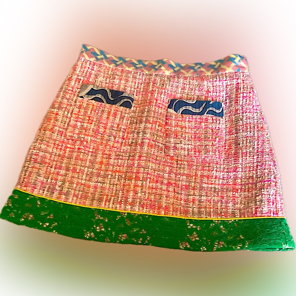 Mukzin pink mini skirt. Size Medium (runs small)